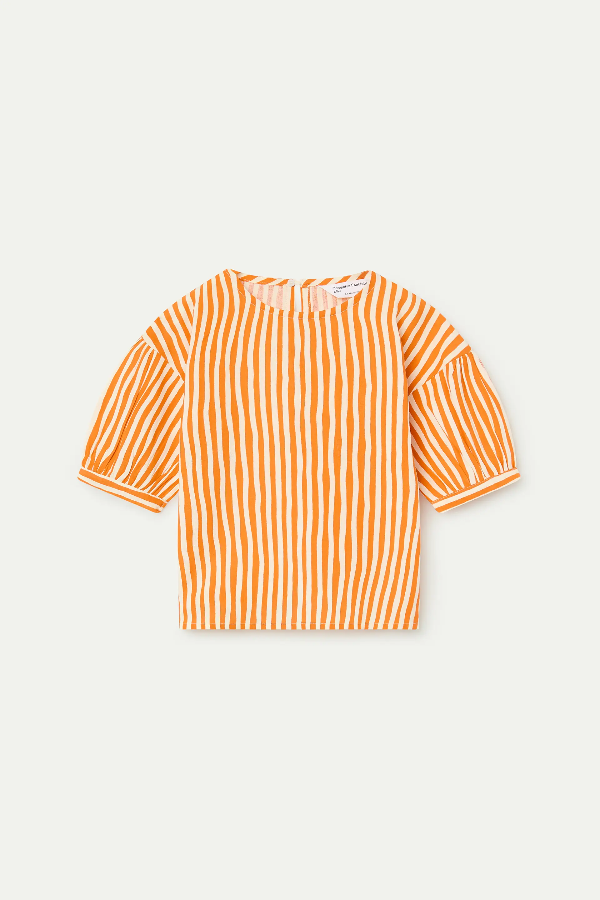 Top de ni?a con estampado Lavagna naranja