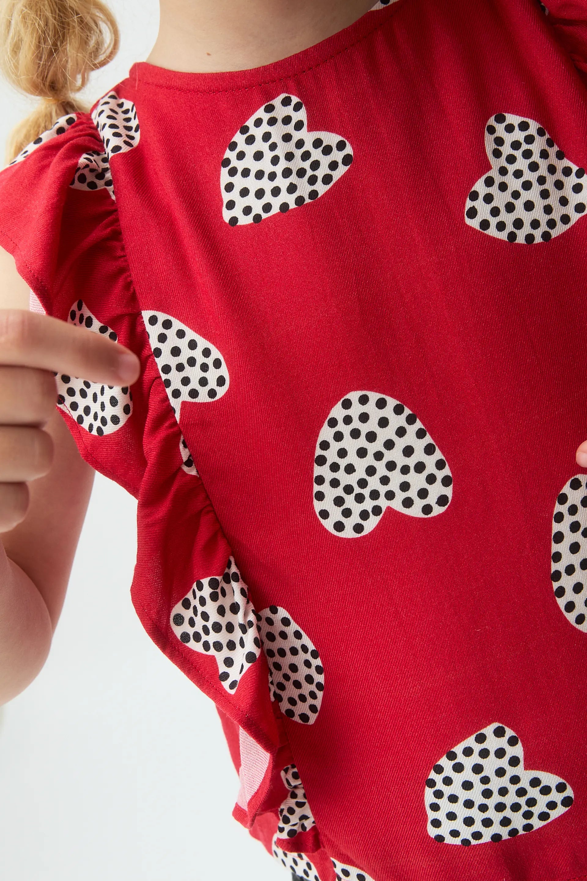 Top de ni?a con estampado Harmony Red