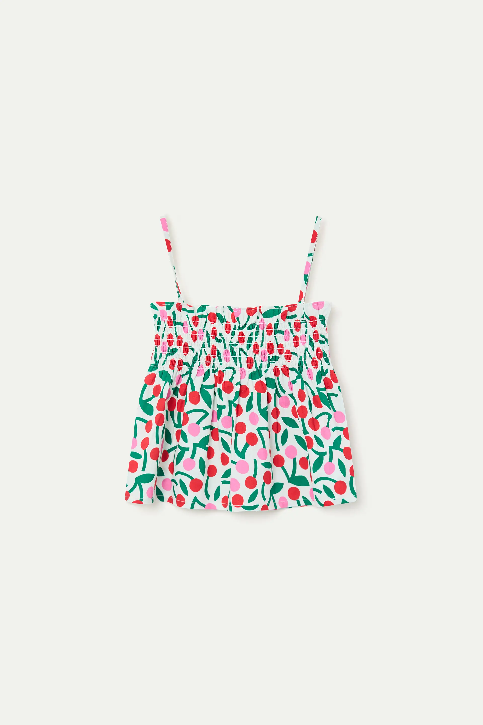 Top de ni?a con estampado Guinda