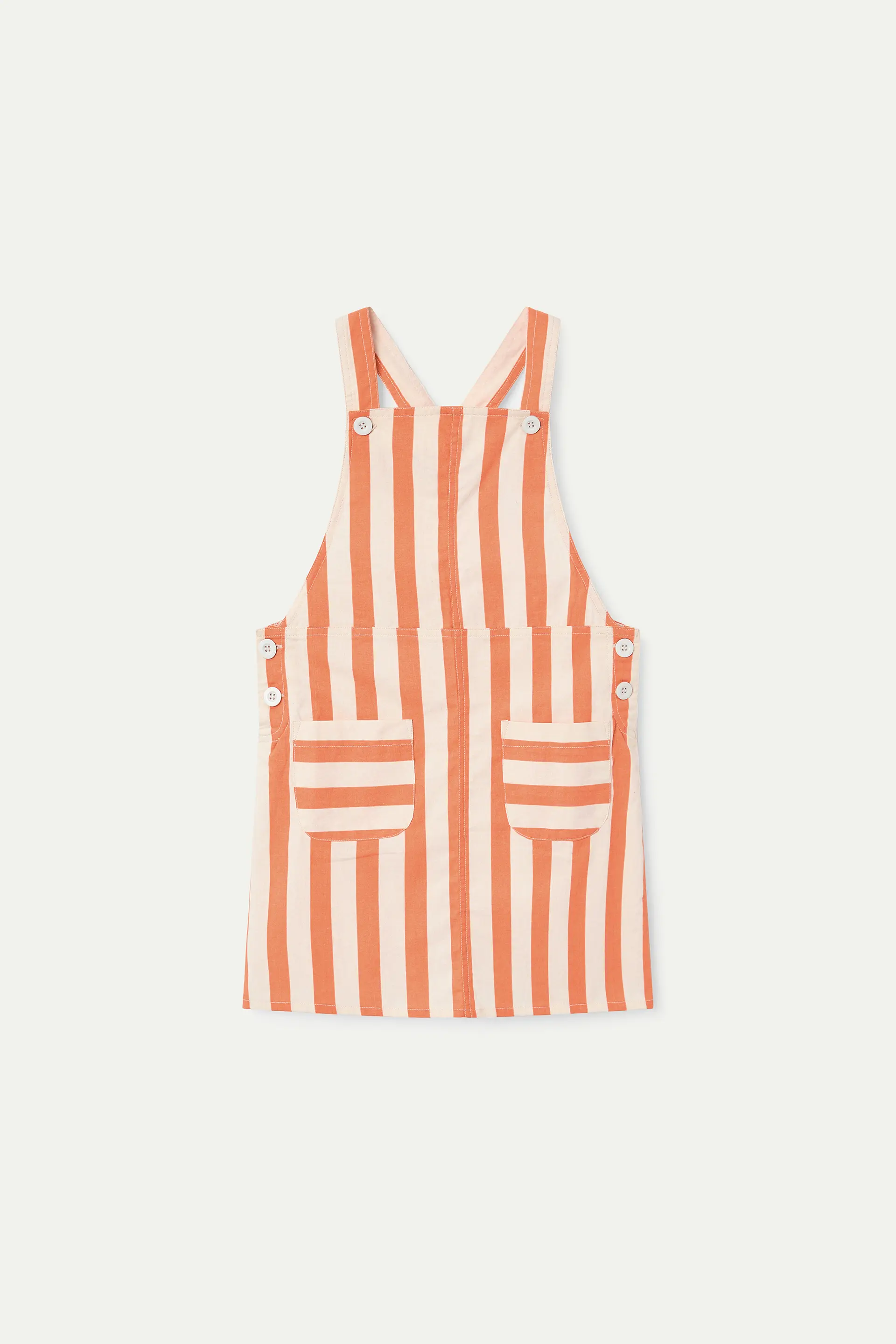 Pichi de ni?a con estampado Bamboo naranja