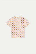 Camiseta de ni?a 100% algod¨®n con estampado Orange Dots