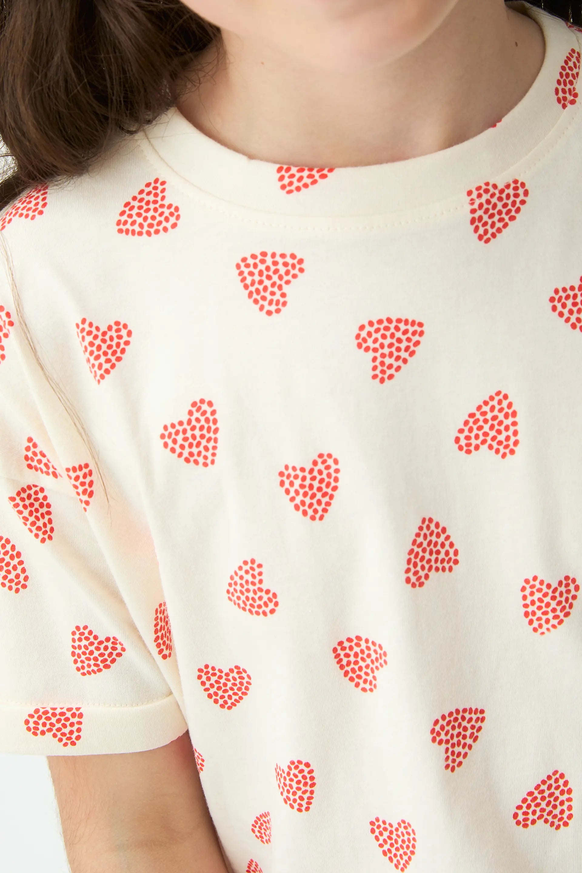 Camiseta de ni?a con estampado de Ladybug rojo