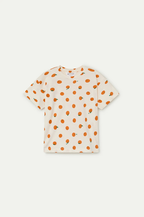 Camiseta de ni?a con estampado de naranjas