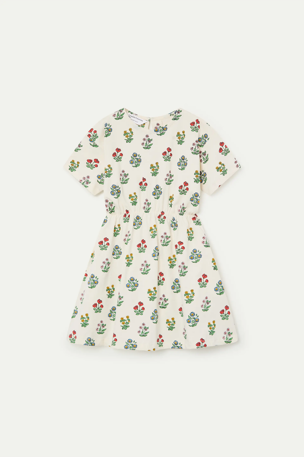 Vestido corto de ni?a con estampado Gardener