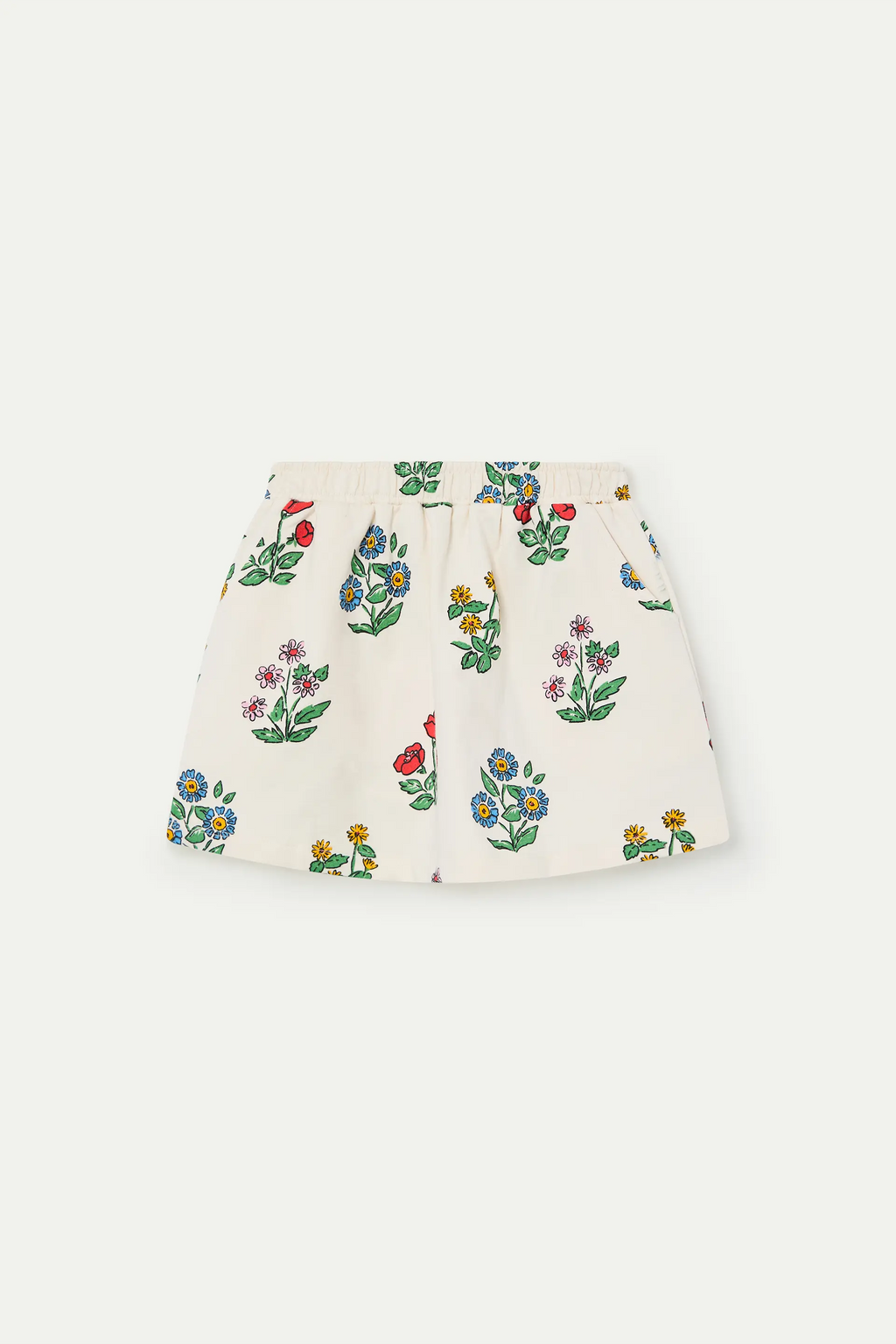 Falda corta de ni?a con estampado Gardener