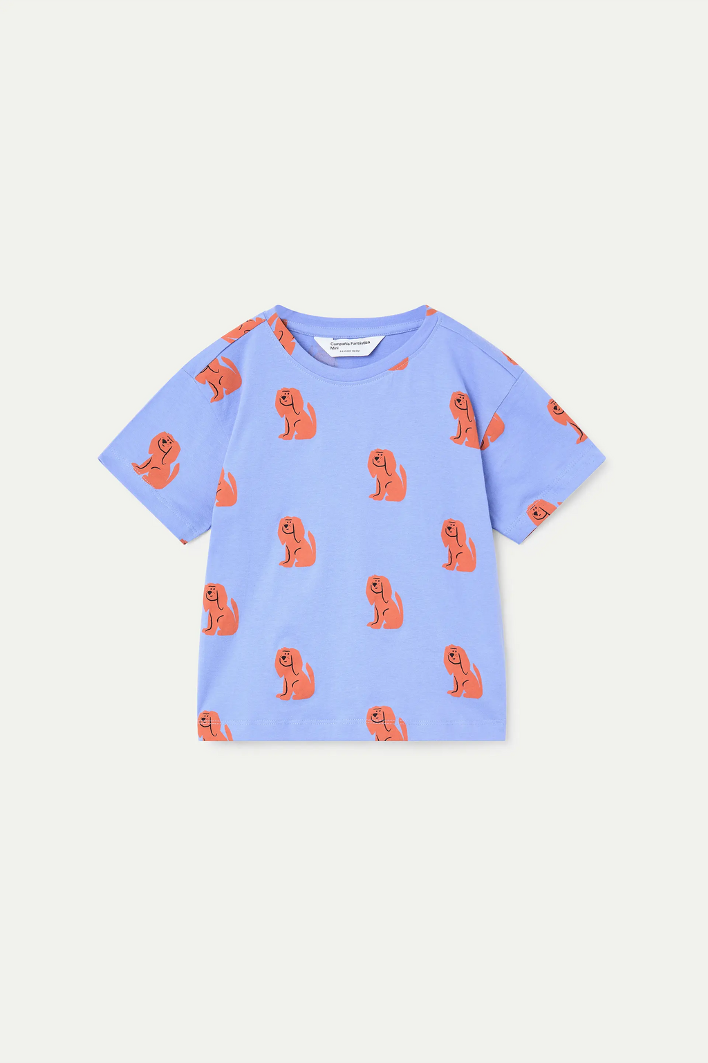 Camiseta de ni?a con estampado de perrito
