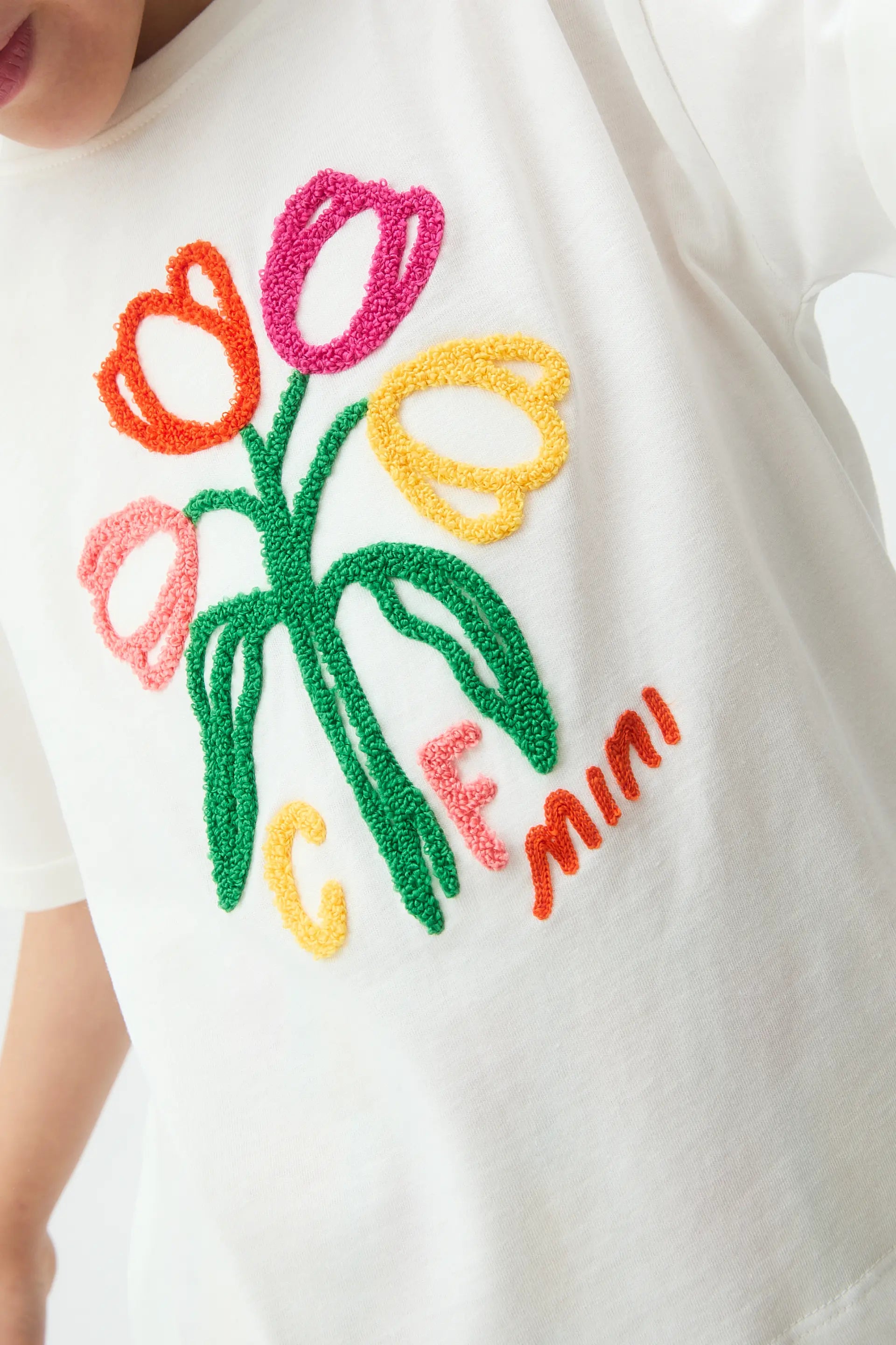 Camiseta de ni?a con estampado floral CF Mini