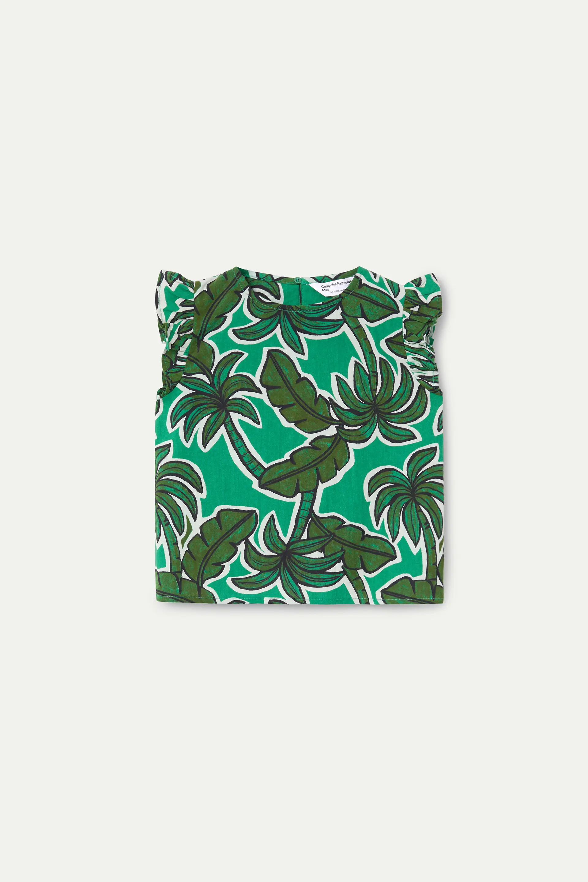 Top de ni?a con estampado Palm Tree