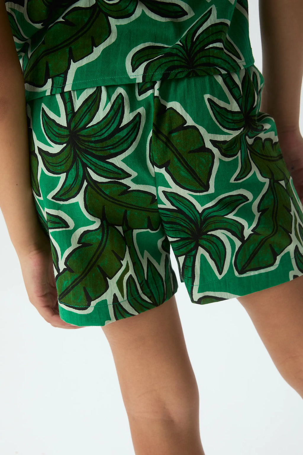 Shorts de niña con estampado Palm Tree