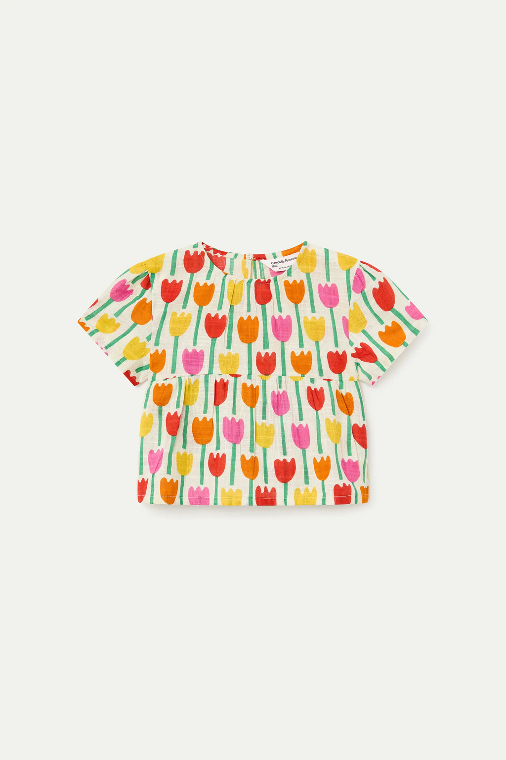 Top de ni?a con estampado Tulipa