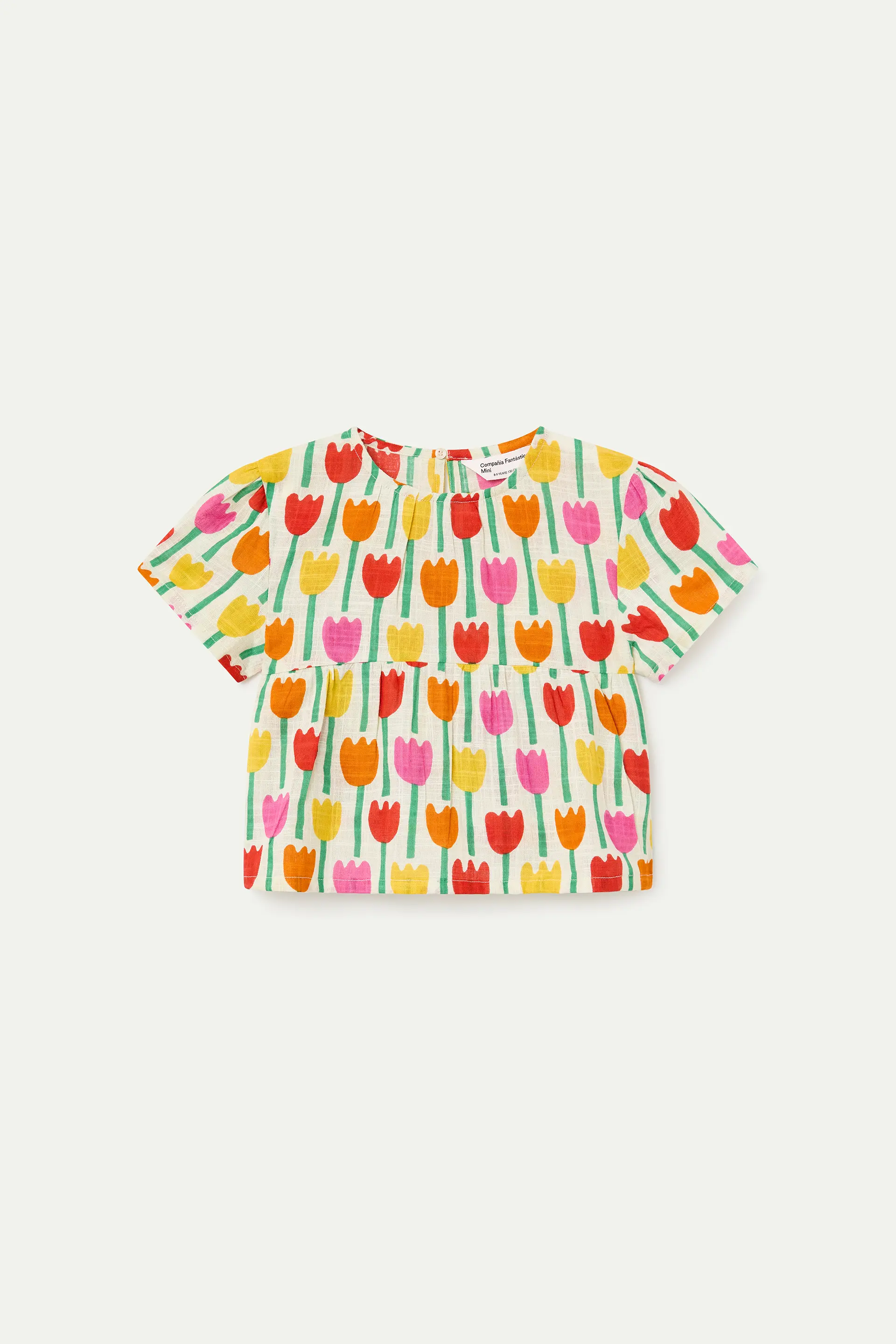 Top de ni?a con estampado Tulipa