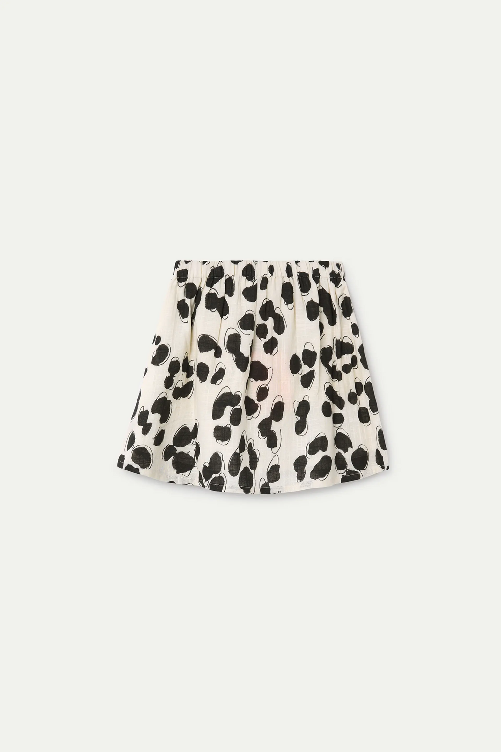 Falda corta de ni?a con estampado Dalmatian