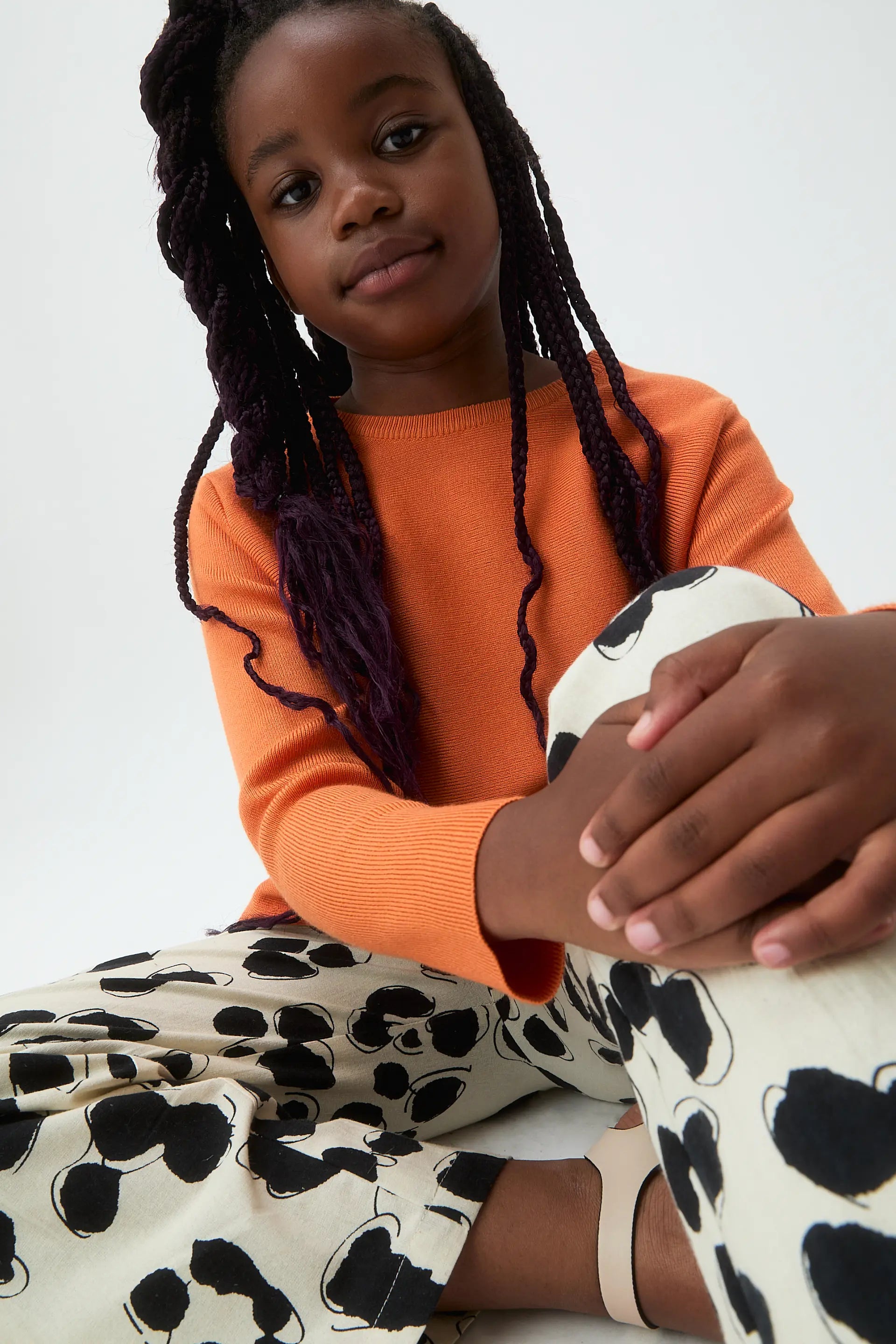 Pantalón de niña con estampado Dalmatian