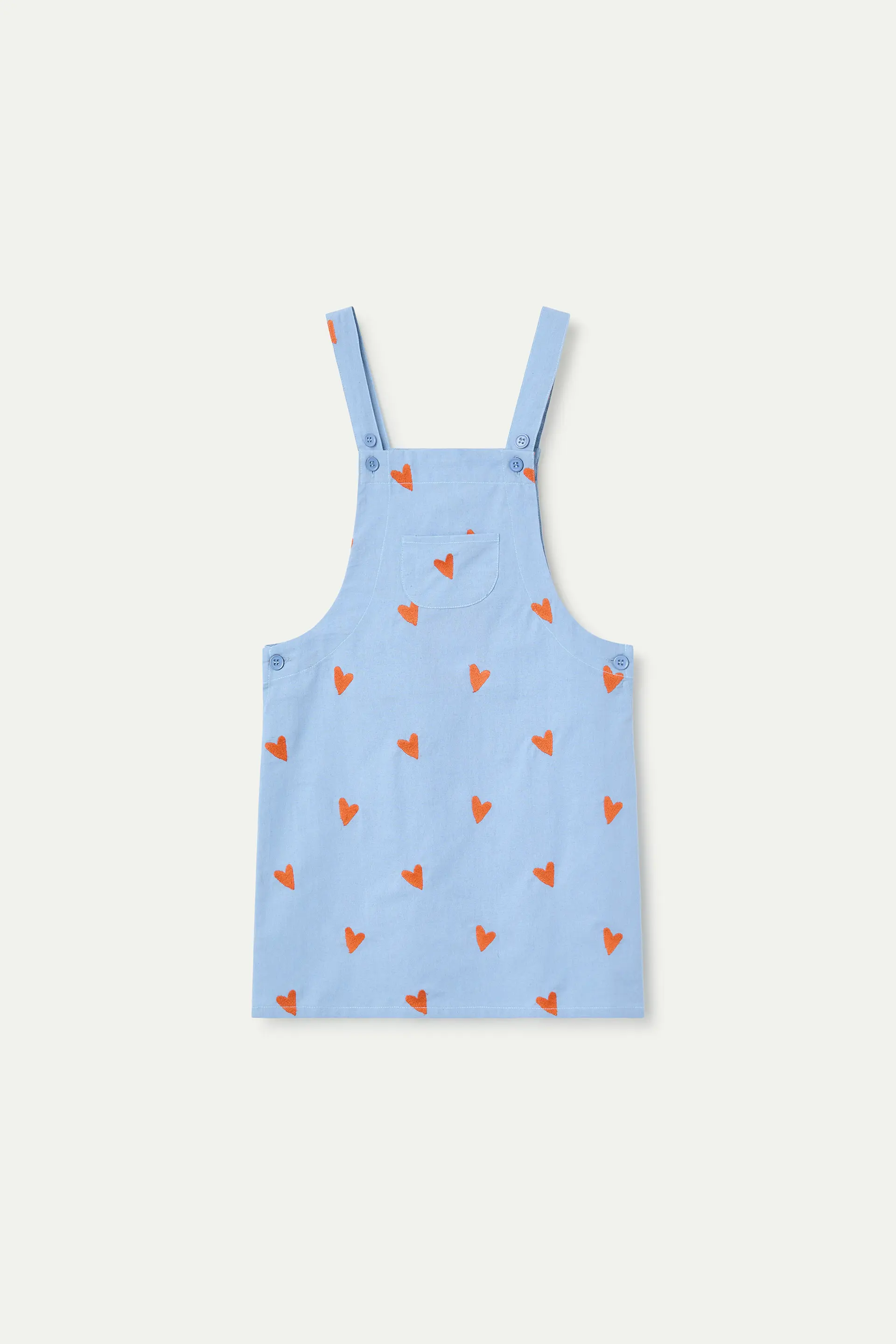 Pichi de ni?a 100% algod¨®n con estampado Hearts