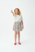 Top de ni?a 100% algod¨®n con estampado Cherries