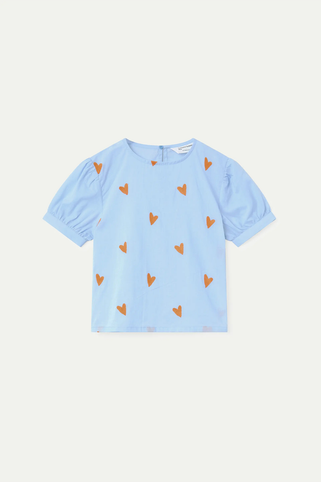 Top de ni?a 100% algod¨®n con estampado Hearts