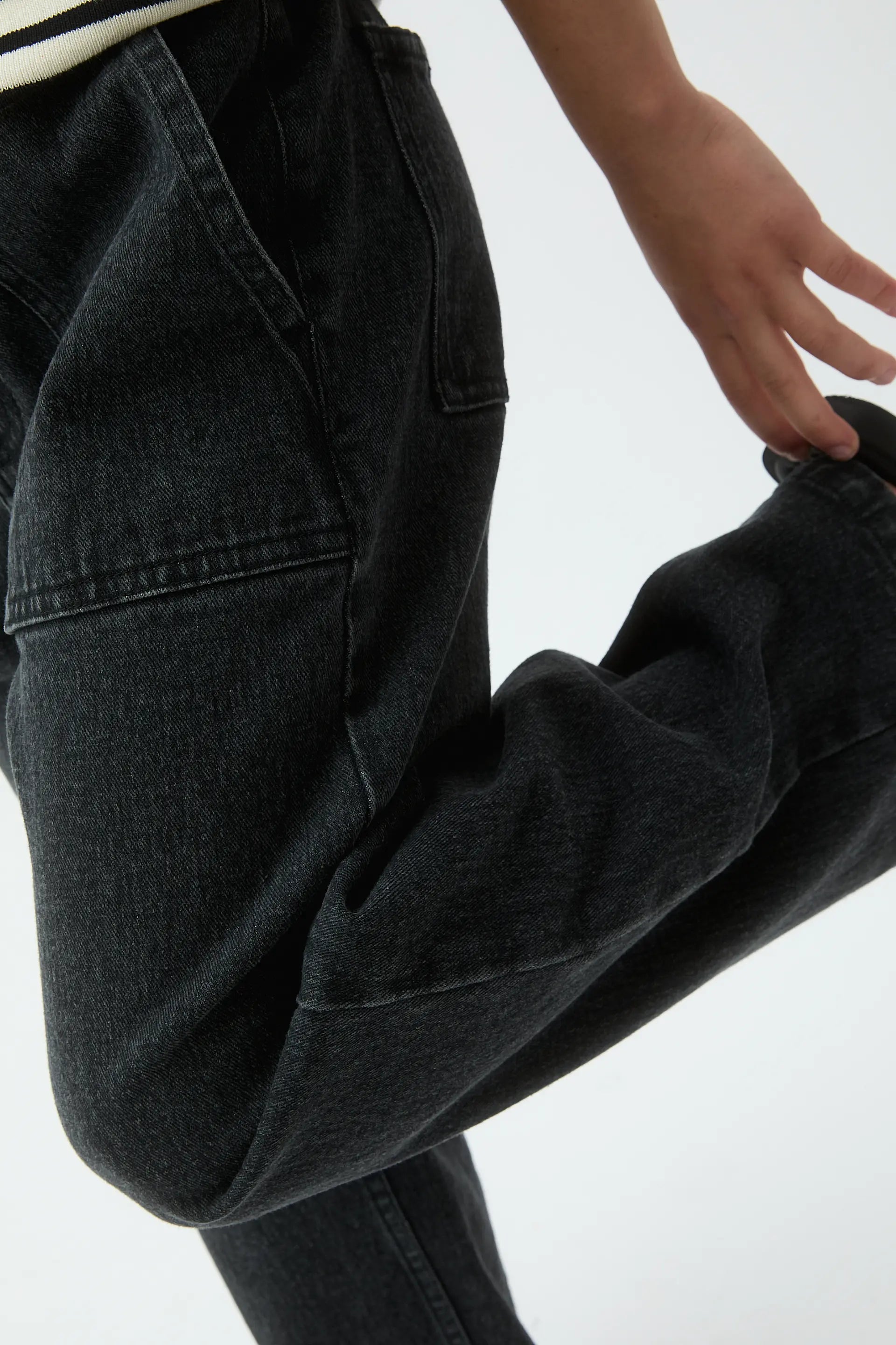 Jeans de niña denim negro