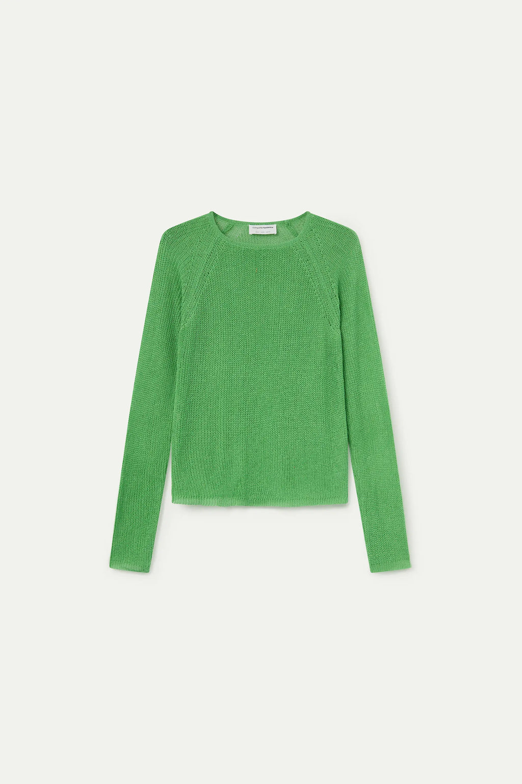 Jersey punto calado verde