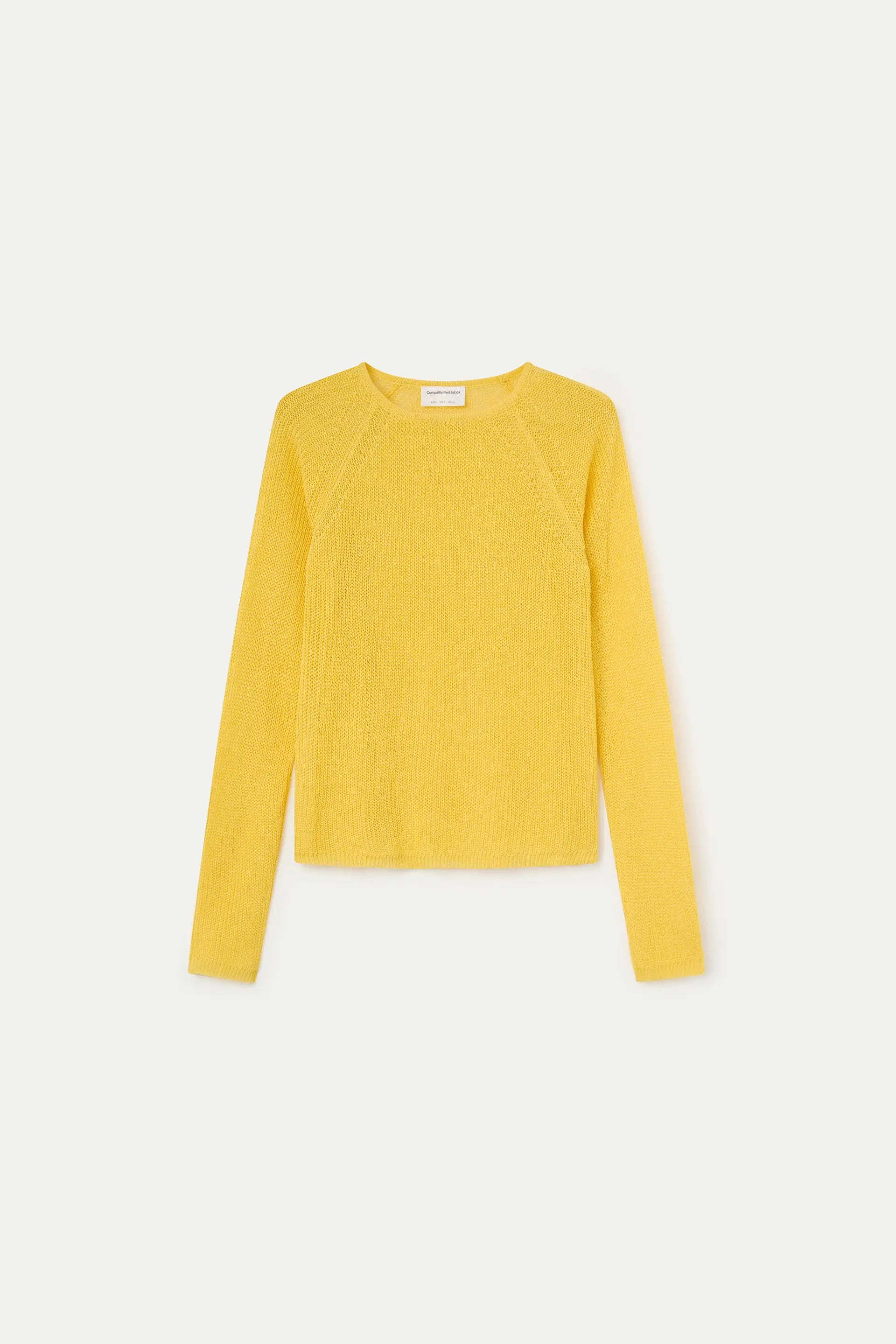 Jersey punto básico amarillo