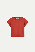 Camiseta mezcla algodón marrón