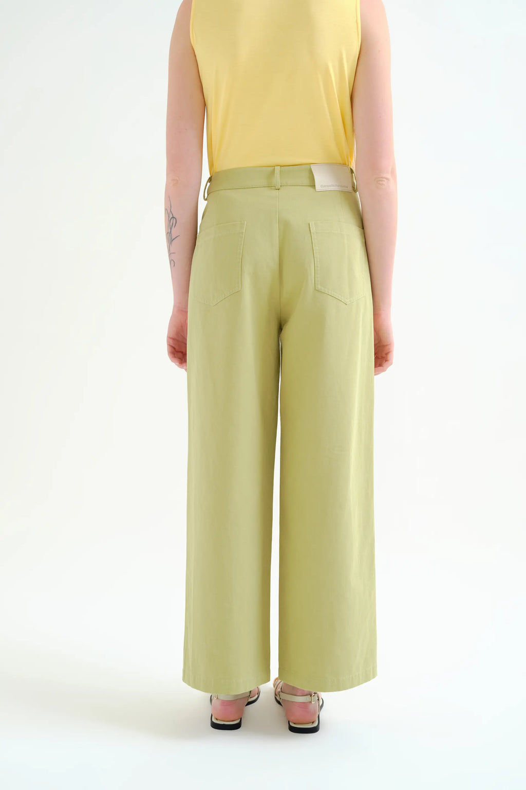 Pantalón verde 100% algodón