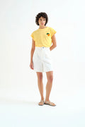 Shorts blanco 100% algodón