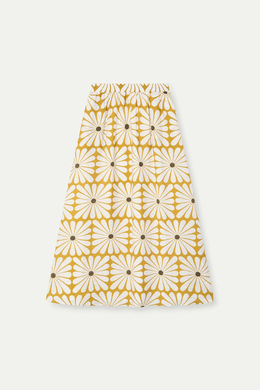 Falda larga con estampado Olive Flower
