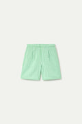 Shorts con estampado vichy verde claro