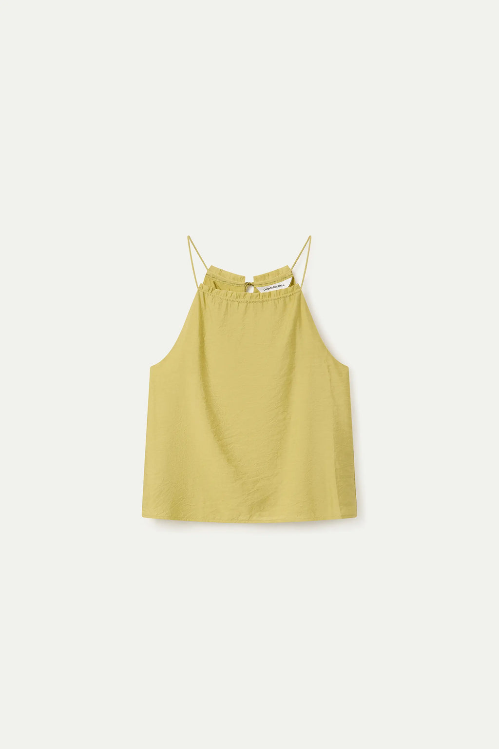 Top halter verde