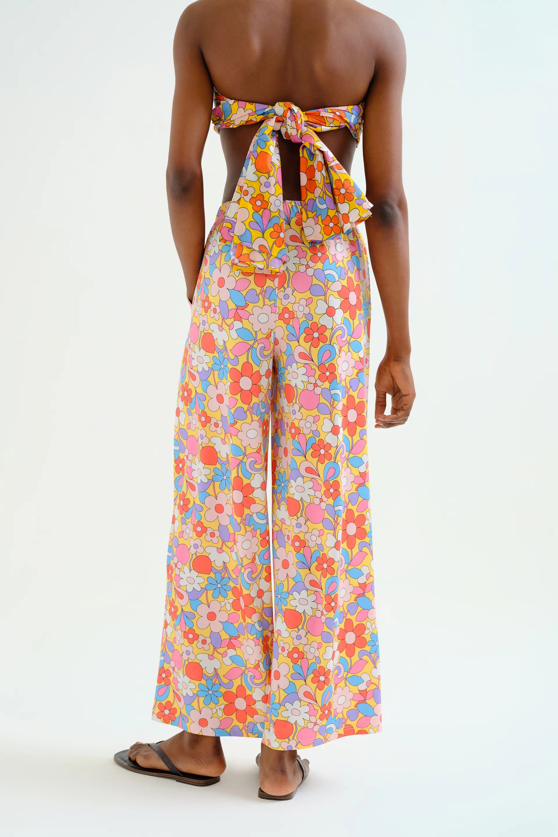Pantalón con estampado Bloom
