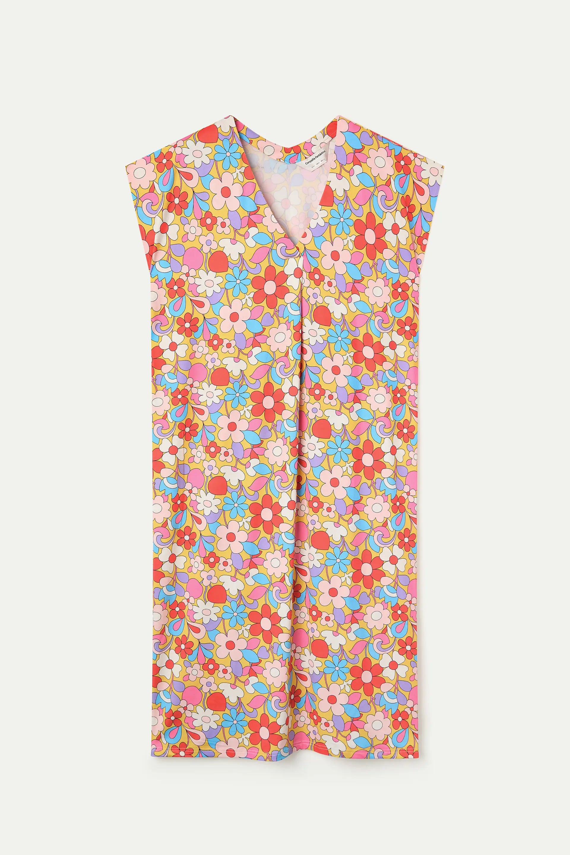 Kaftan largo con estampado Bloom