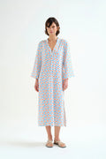 Kaftan largo con estampado Popcorn