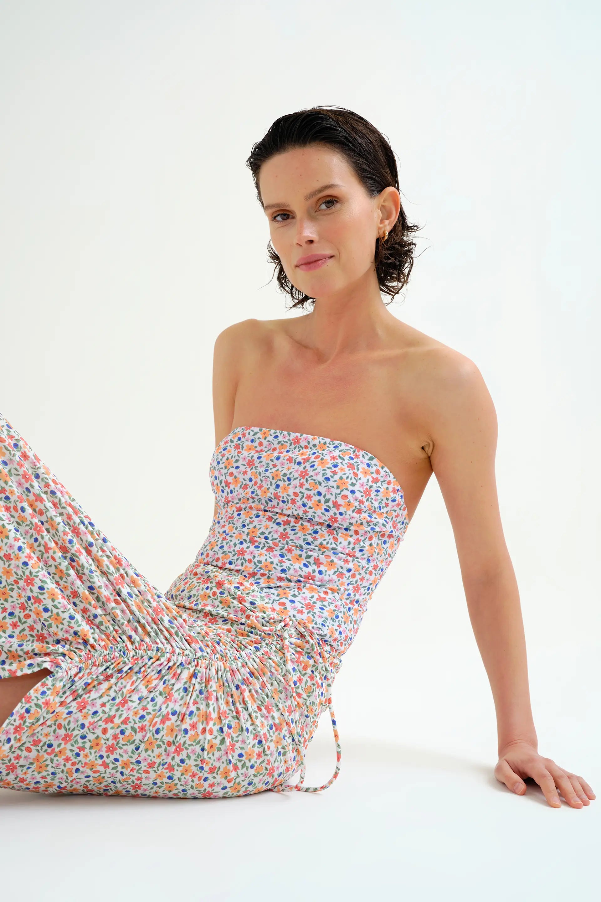 Falda midi con estampado Lily Small