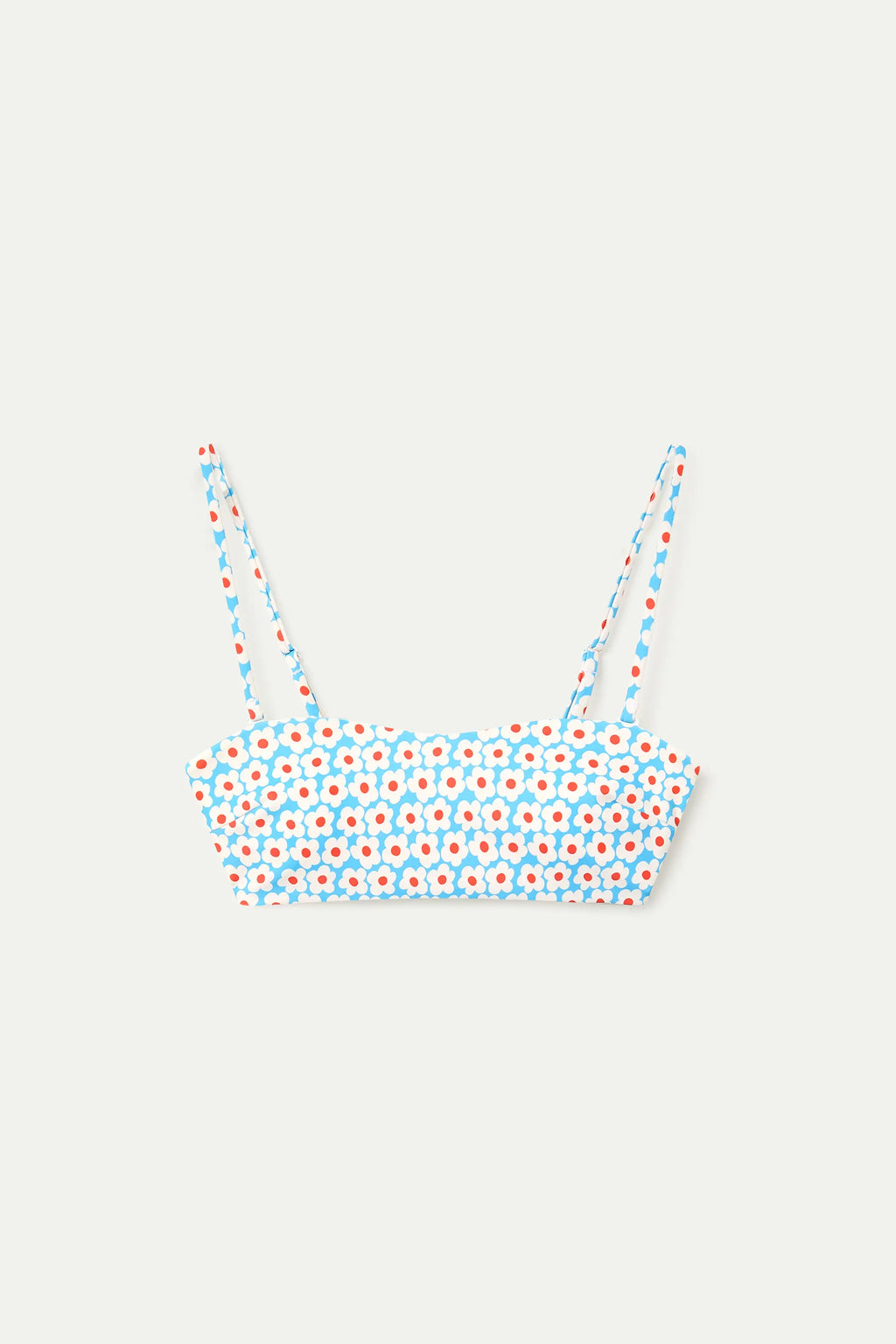 Top bikini recto estampado Popcorn
