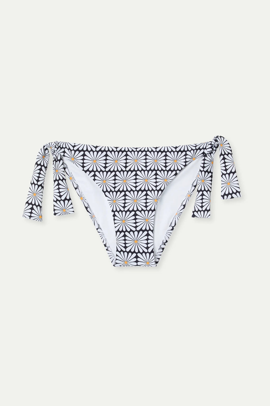 Braguita Bikini lazada con estampado Olive Flower Black