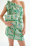 Bolso con estampado Olive Flower Green