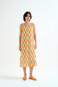 Vestido corto con estampado Aloe