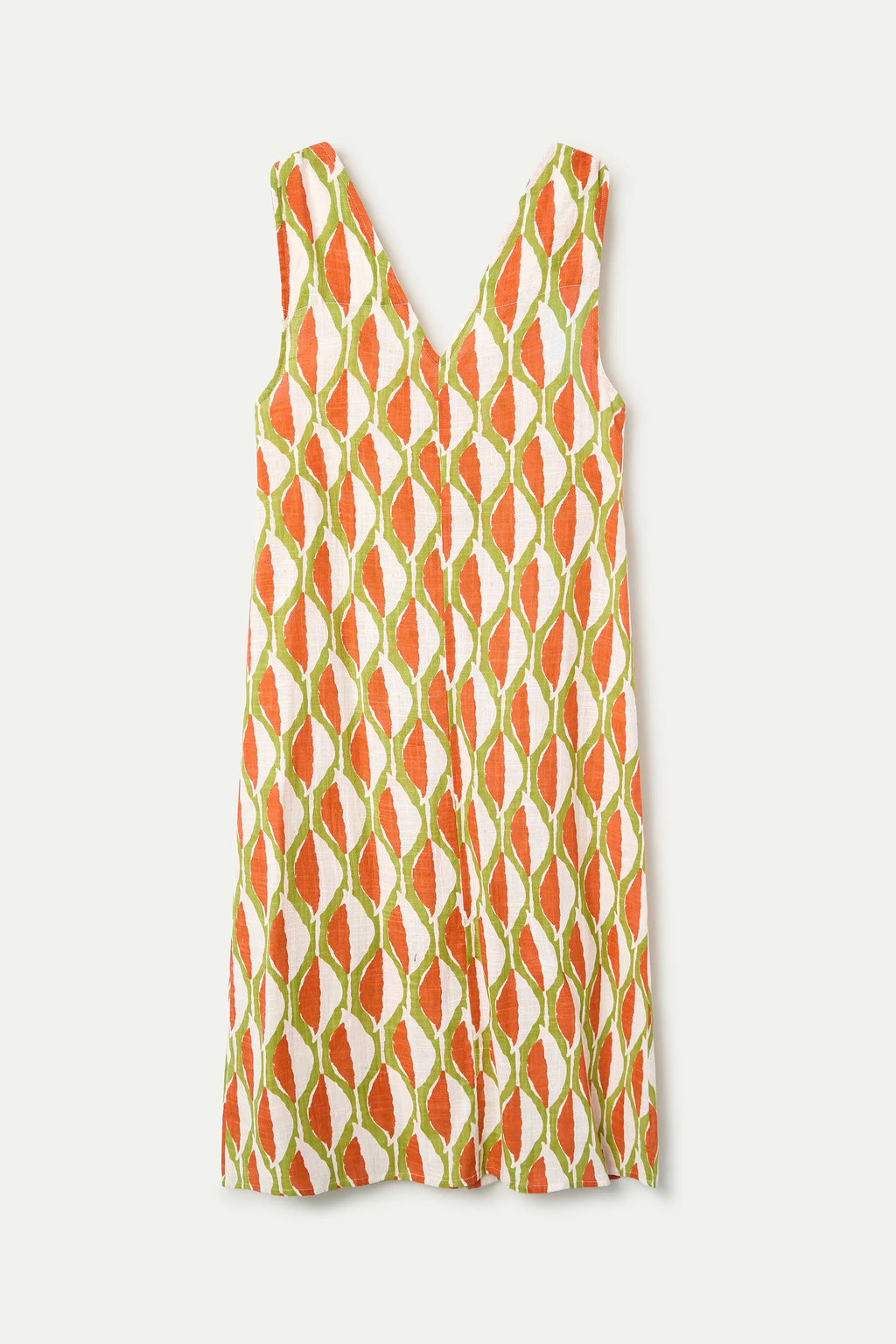 Vestido corto con estampado Aloe