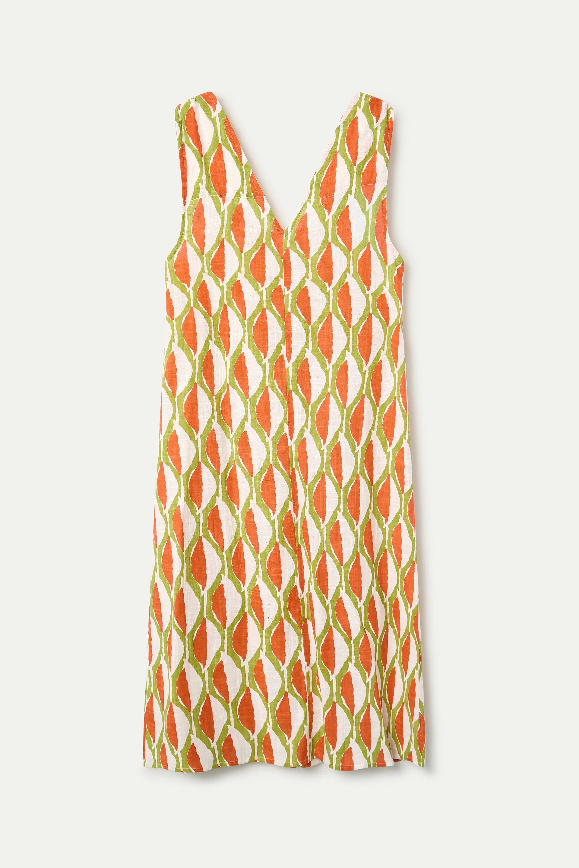 Vestido corto con estampado Aloe