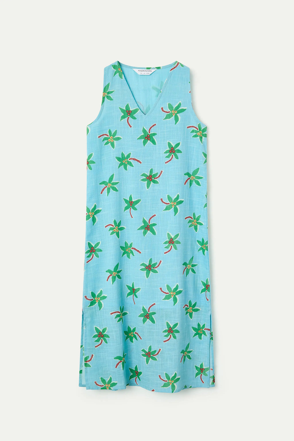 Vestido midi con estampado Cocotero Small
