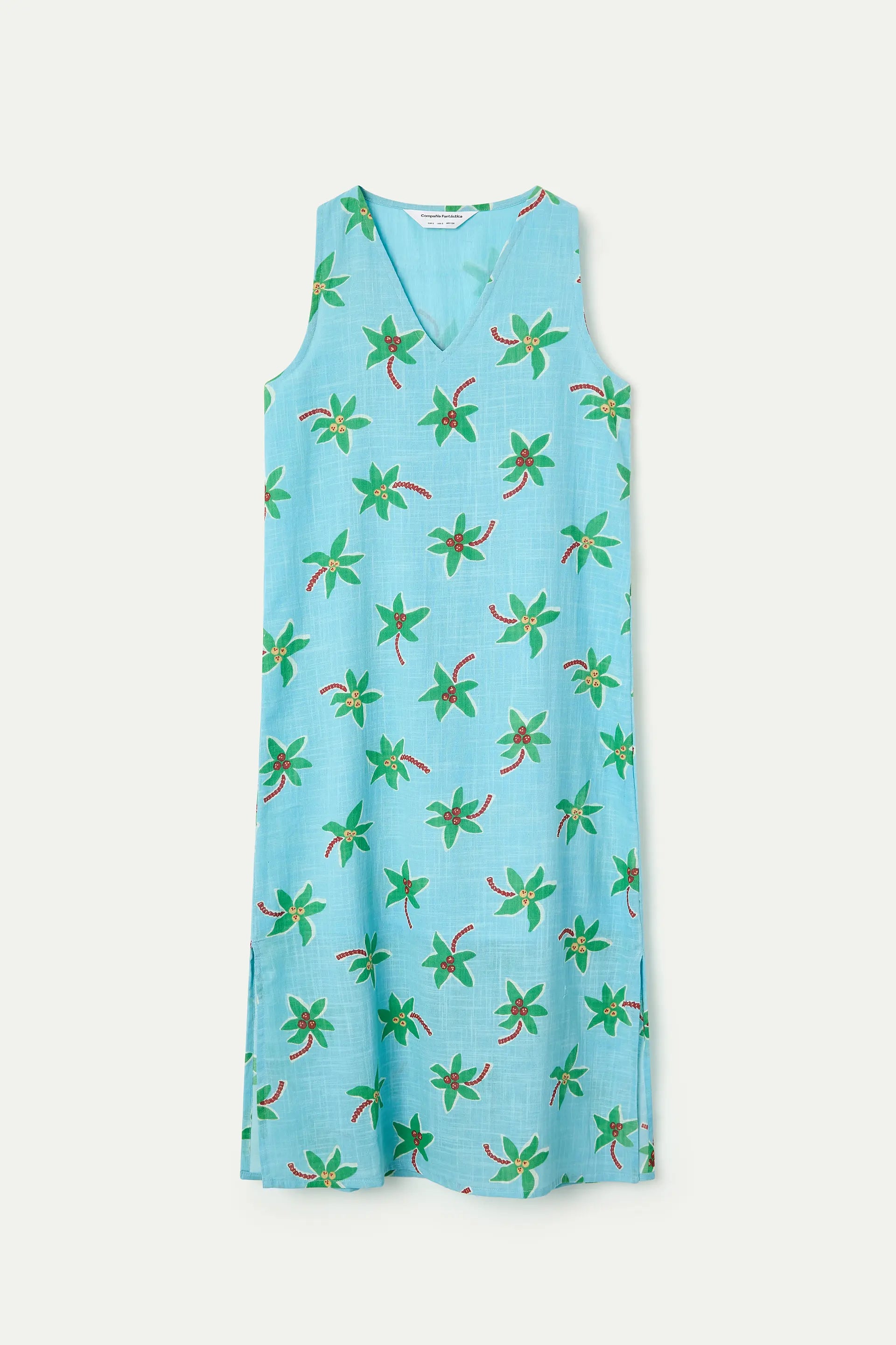 Vestido midi con estampado Cocotero Small