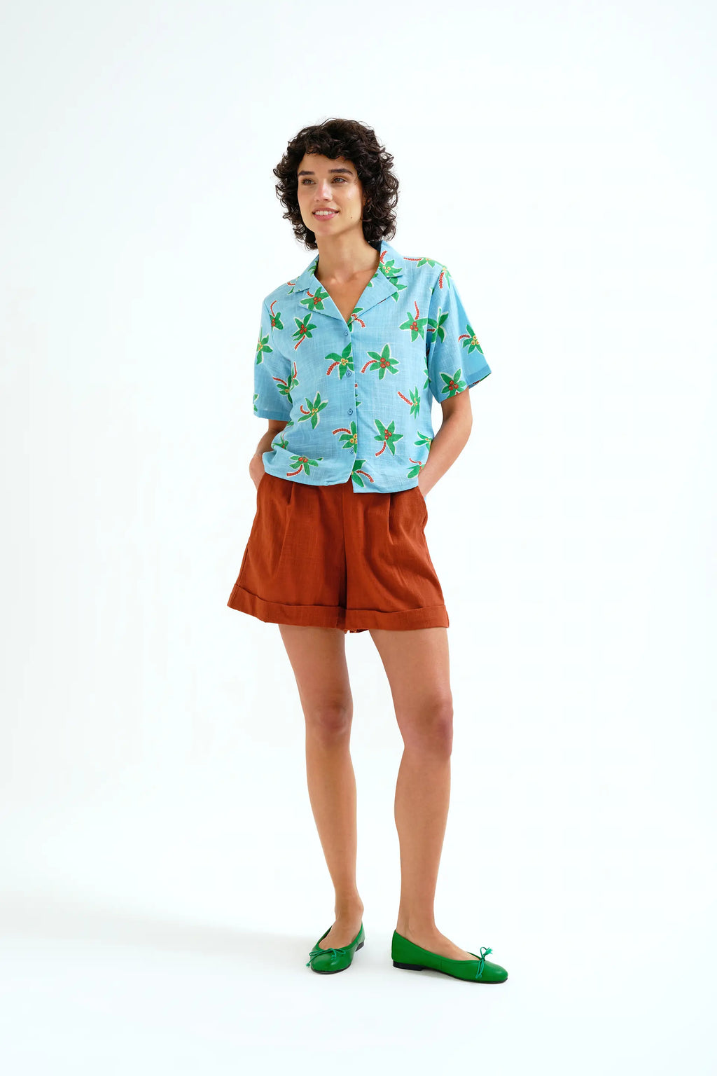Camisa con estampado Cocotero Small