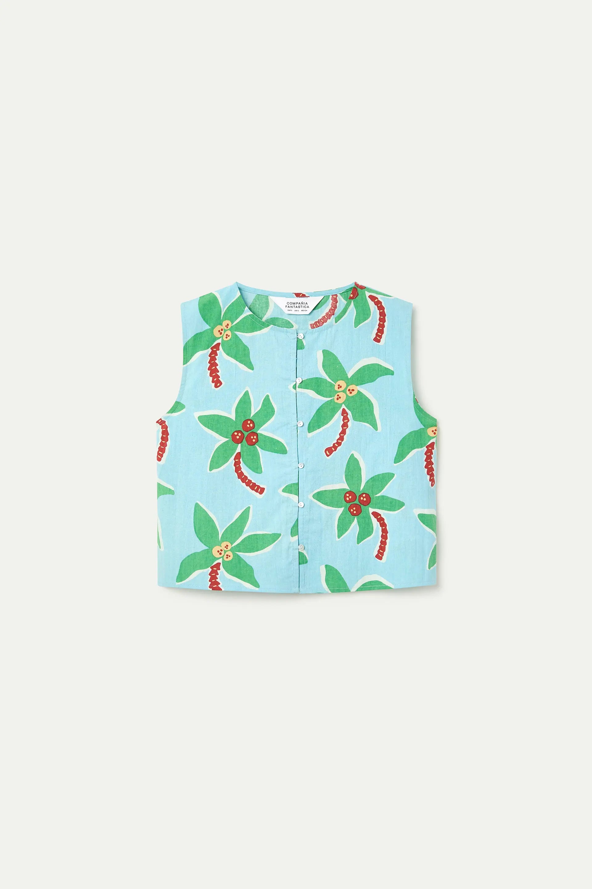 Top con estampado Cocotero Big