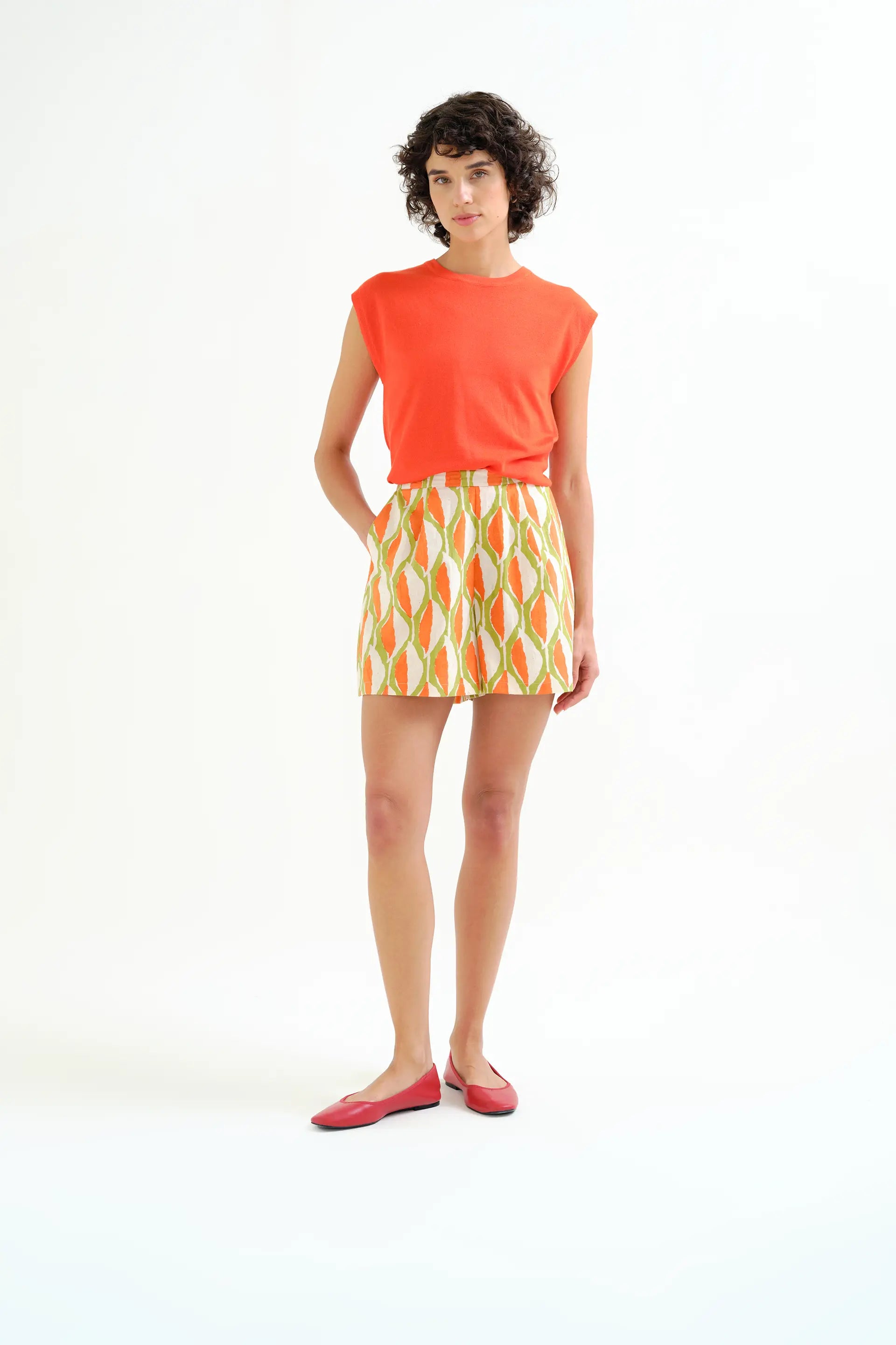 Shorts con estampado Aloe