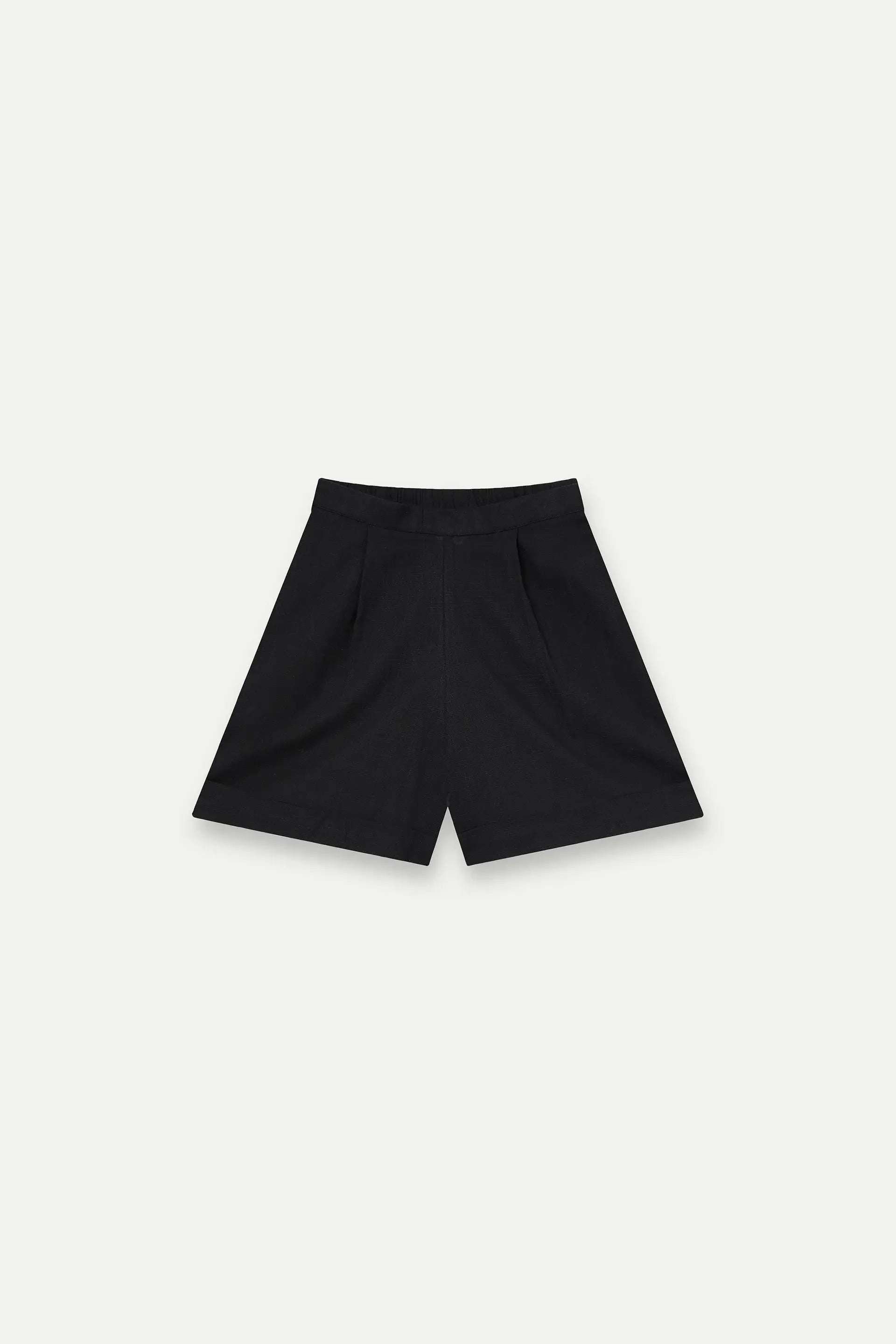 Shorts 100% algodón negro