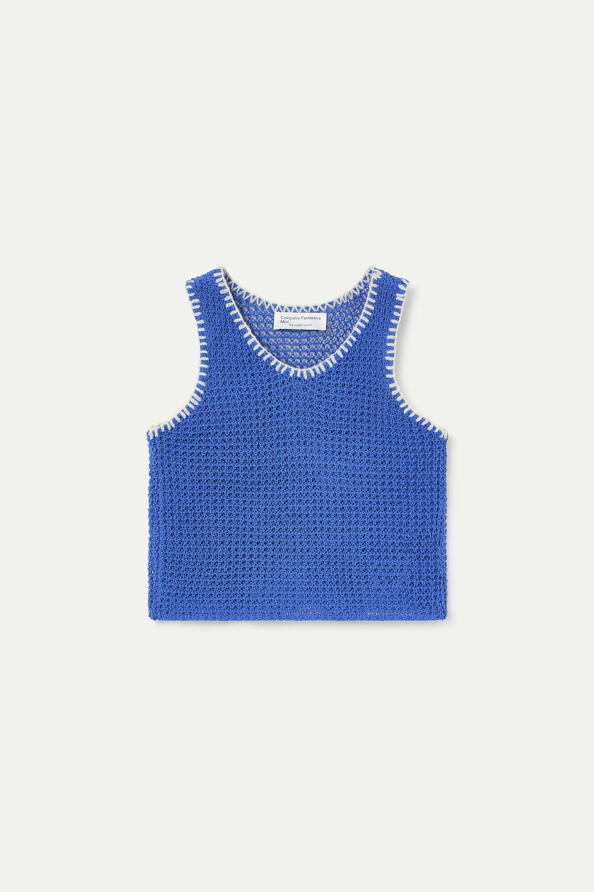Top punto de ni?a azul