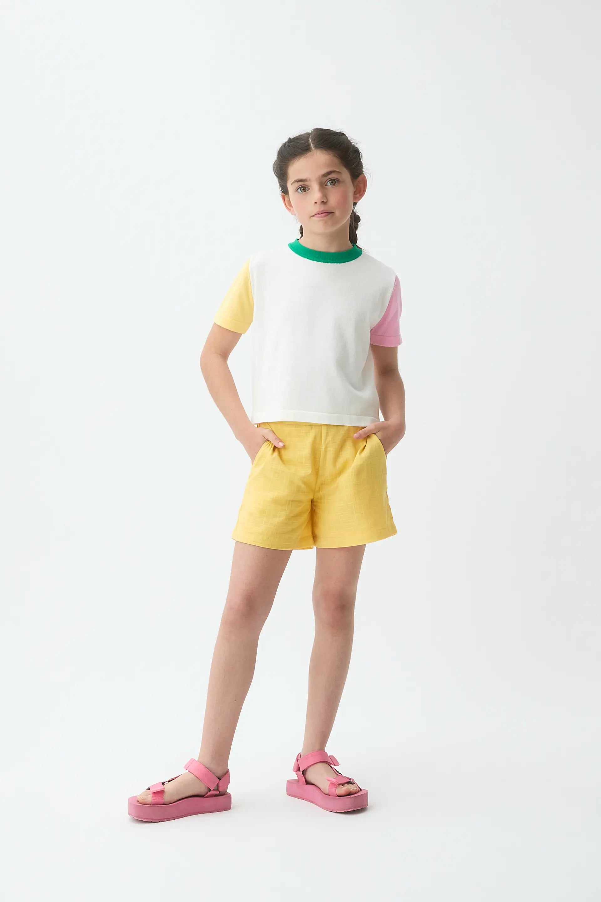 Top multicolor de ni?a