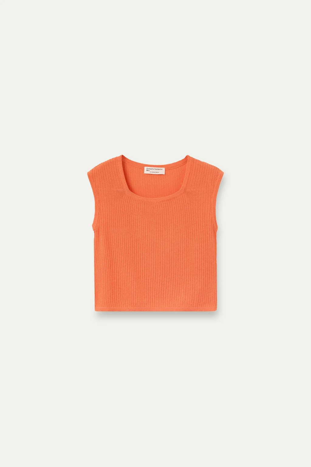Top punto naranja manga corta de ni?a