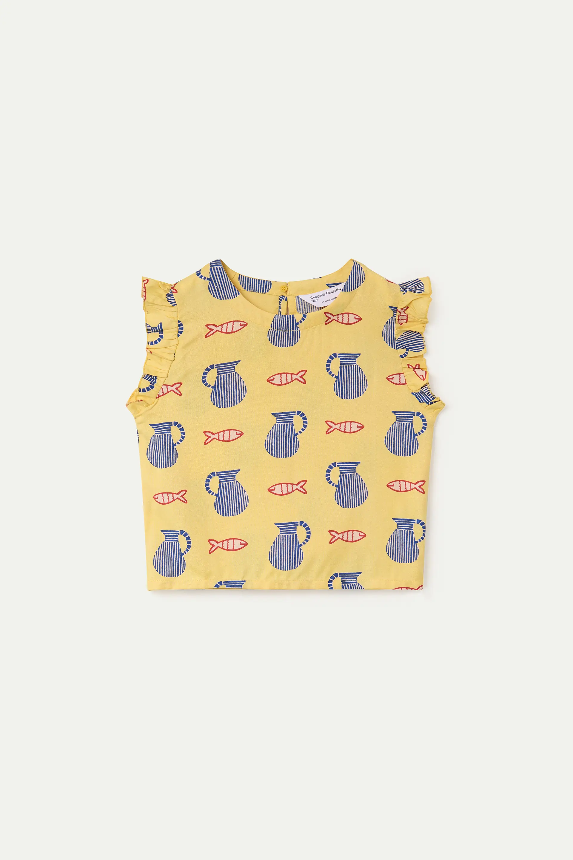 Top de ni?a con estampado Brava