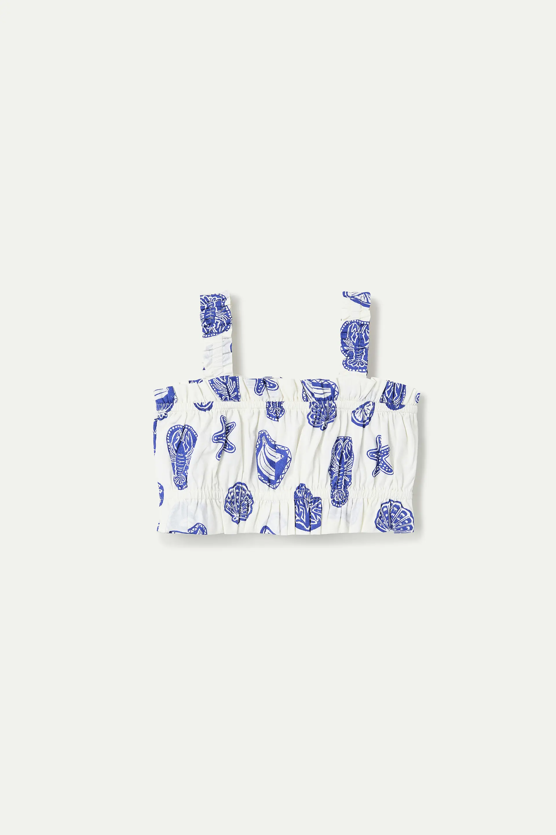 Top de ni?a 100% algod¨®n estampado Lobster